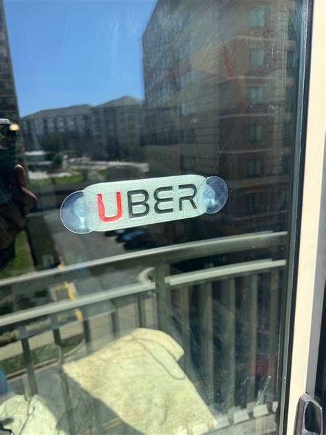 Custom 3D Printed Uber Sign for Car Window - Etsy