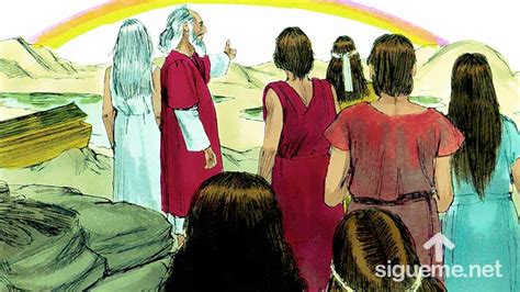 Noe y su familia descienden del Arca | Historias Biblicas para Niños