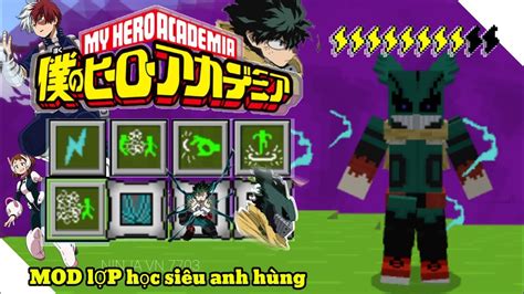 Minecraft Modaddon My Hero Academia Học Viện Siêu Anh Hùng Cực Hay