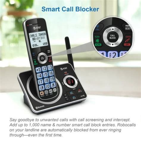 AT T DLP72412 4 Handset Answering System With Connect To Cell Smart