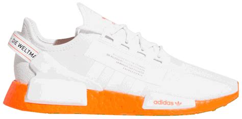 Tênis Adidas Nmd R1 V2 White Solar Red Pardal Sneakers