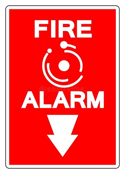 Símbolo De Alarma De Incendios Signo Vector Ilustración Aislar En