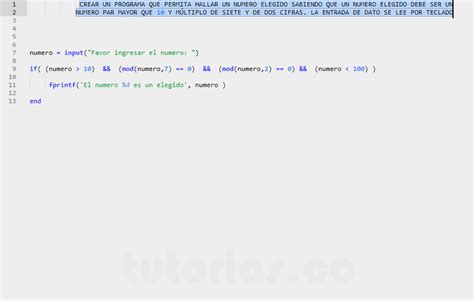 Sentencia If Else Matlab El Numero Elegido Tutorias Co