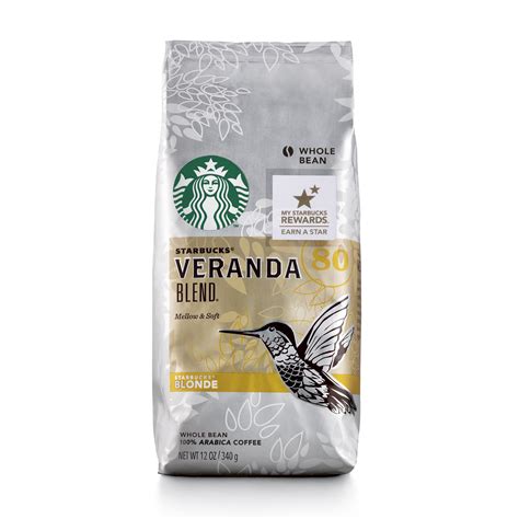 Starbucks Veranda Blend Light Blonde Roast Whole Bean Coffee Ounce