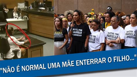 MÃE DE MARIELLE FRANCO CHORA E ABALA AS REDES AO FALAR NO JULGAMENTO DE