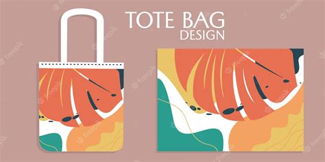 Premium Vector | Canvas or tote bags made of of fabric.abstract ...