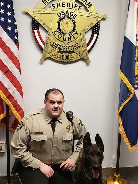 Osage County Sheriffs Department Welcomes K 9 Zed Jefferson City