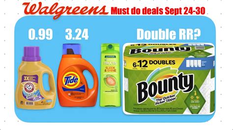 Walgreens Must Do Deals Sept 24 30 0 99 Arm Hammer And Possible Cheap