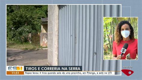 Jovem é baleado enquanto lanchava em praça na Serra ES Espírito