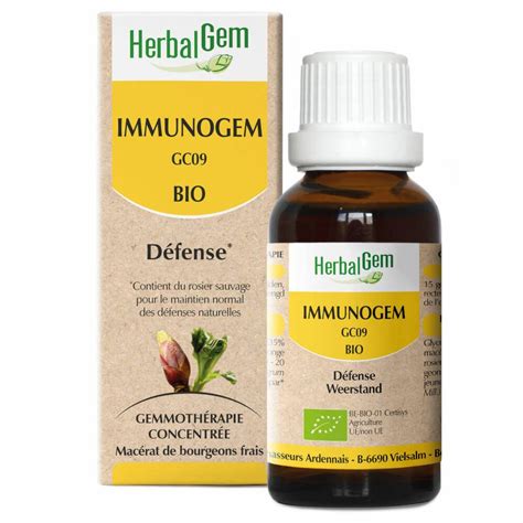 Herbalgem Immunogem Complexe Bio 50 Ml Redcare Pharmacie