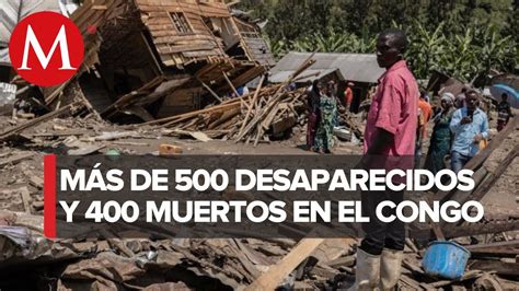 Inundaciones en el Congo dejan más de 400 muertos YouTube