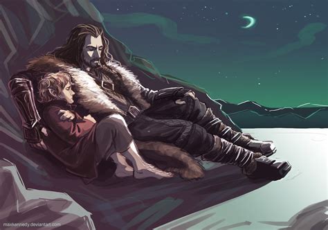 Thorin Bilbo The Hobbit Fan Art Fanpop