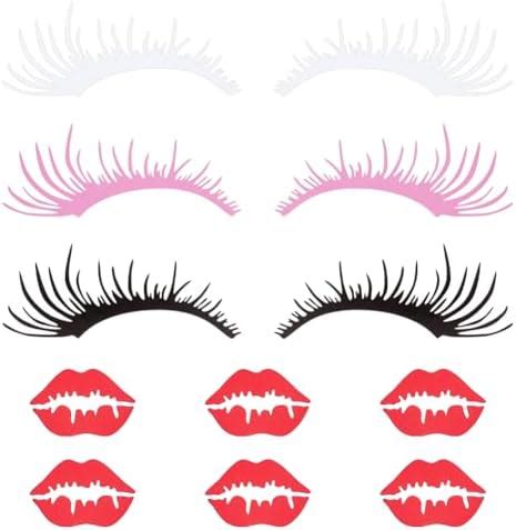 Amazon Superfindings Sets Colors Eyelash Car Stickers With