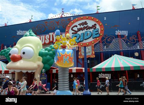 Krustyland The Simpsons Ride At Universal Studios Orlando Florida