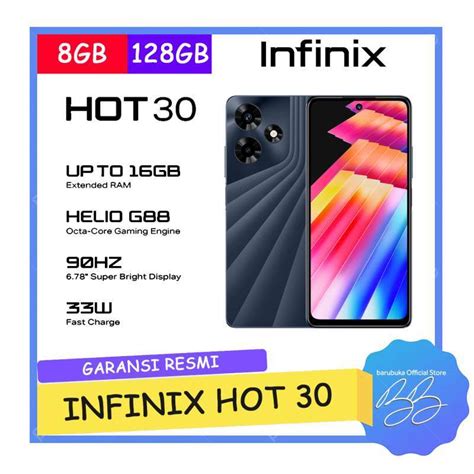 Jual Infinix Hot Nfc Gb Gb Extended Ram Up To Gb Helio G Hz P Super