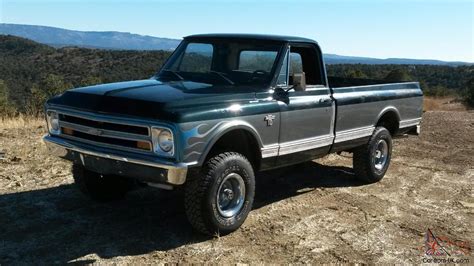 1967 Chevy C 10 Chevrolet Pickup 4x4 Manual V8 350 Colorado Truck