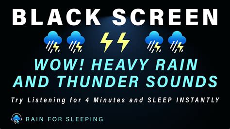 Try Listening For Minutes And Sleep Instantly With Heavy Rain And