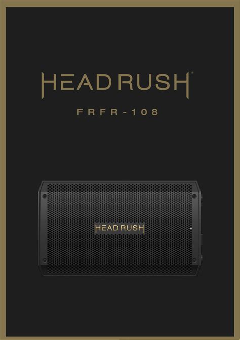 User manual HeadRush FRFR-108 MKII (English - 15 pages)