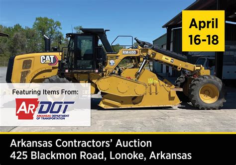 AR Contractors’ Auction: April — Blackmon Auctions