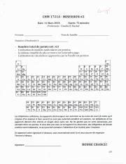 CHM 1721A misession 2 corrigé pdf Course Hero