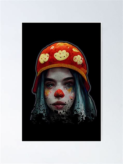 "Sad Clown Girl " Poster for Sale by mayza-shop | Redbubble