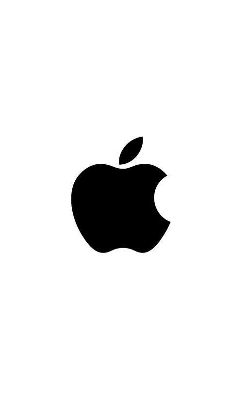 Black And White Apple Wallpaper