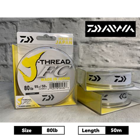 DAIWA J THREAD FC FLUOROCARBON LEADER LINE Shopee Malaysia