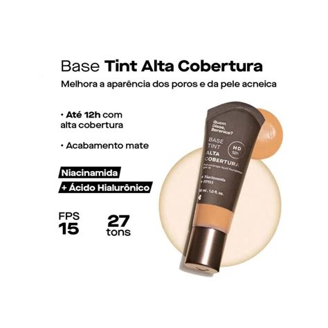 Base Líquida Quem Disse Berenice Tint Alta Cobertura 30ml Shopping