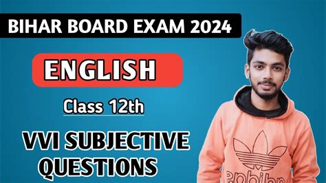 English Vvi Questions Class 12 Bihar Boardsubjective Katty Bhaiya Class 12th English Bihar