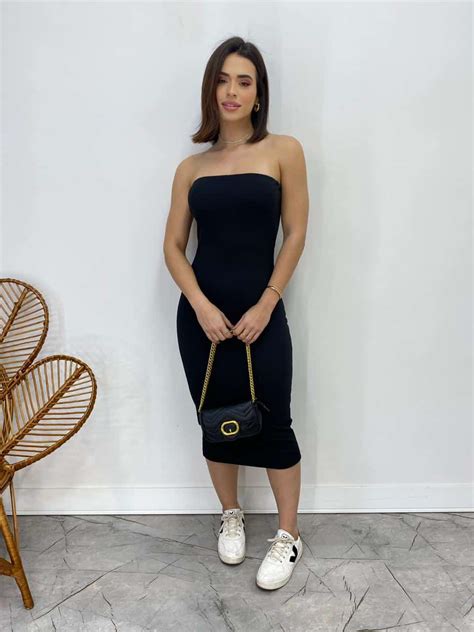 Vestido Midi Sem Bojo Tomara Que Caia Fernanda Ramos Store