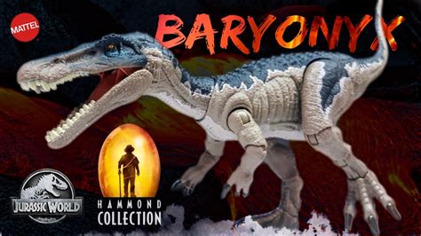 Mattel Jurassic World Hammond Collection Baryonyx Review Youtube