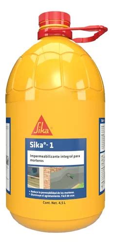 Sika Impermeabilizante Integral Líquido Sika 1 5l