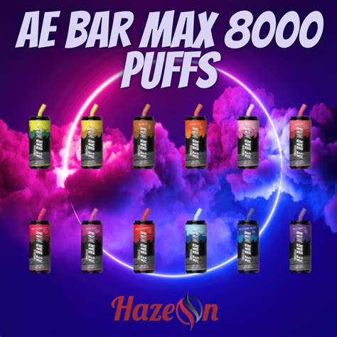 AEBAR MAX 8000 Puffs 5 600mAh Original Lazada PH