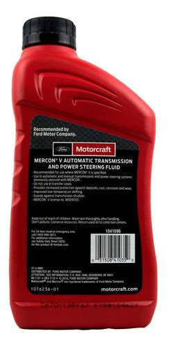 Aceite Caja Automática Atf Mercon V Ford Motorcraft 946 Ml Cuotas sin