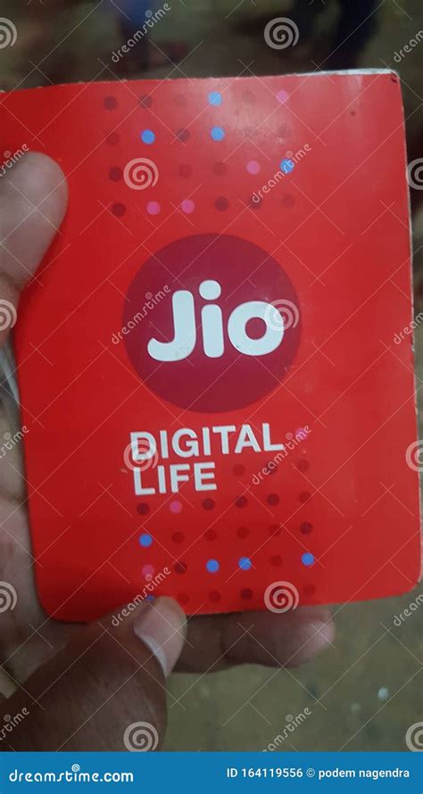 Reliance jio sim editorial photo. Image of reliance - 164119556