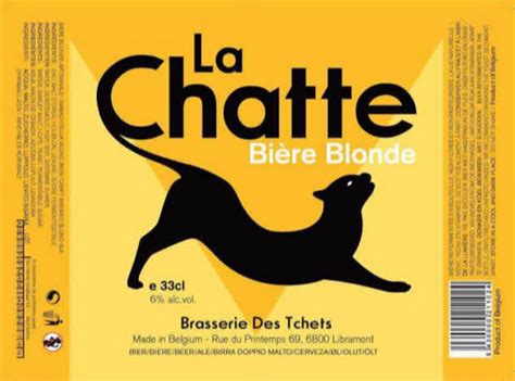 La Chatte Blonde Brasserie des Tchèts Untappd