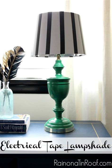 Electrical Tape Lampshade Diy Lamp Shade Diy Furniture Building