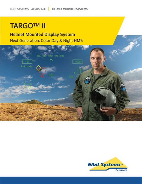 PDF TARGOTM II Helmet Mounted Display System Elbit Elbitsystems