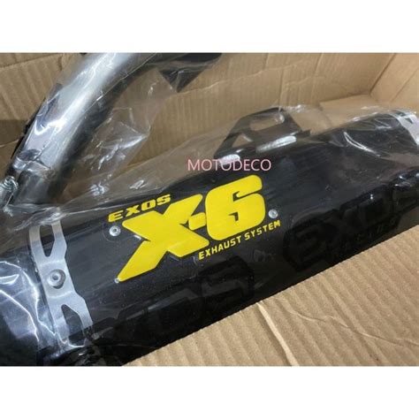 EXOS PIPE X6 SPORTY SOULTY MIO I 125 SOUL I 125 CLICK V2 ADV