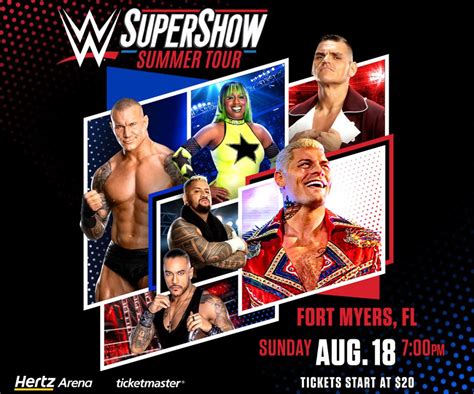 WWE: SuperShow Summer Tour | Hertz Arena