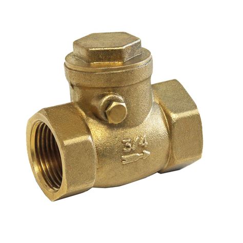 Albion ART84M Brass Swing Check Valve F F Ends The Flow Company