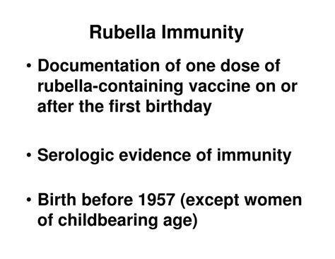 PPT - Rubella and Rubella Vaccine PowerPoint Presentation, free ...