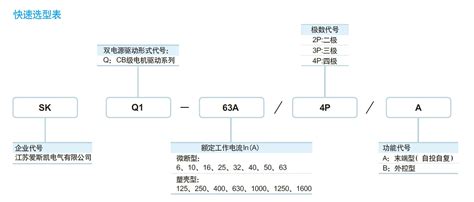 SKQ1系列塑壳型双电源自动转换开关