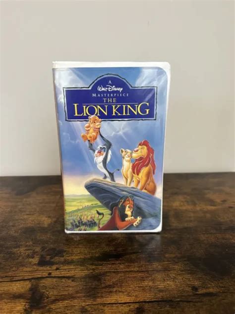 The Lion King Walt Disney Masterpiece Collection Vhs Clam Shell