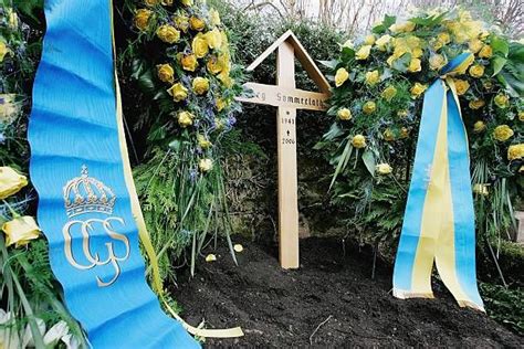 The Grave Of Joerg Sommerlath The Brother Of Queen Silvia Of Sweden Is