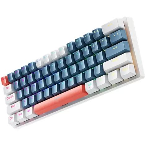 Teclado Mecânico Machenike K500 b61 C fio Rgb 60 Hot Swap Parcelamento sem juros
