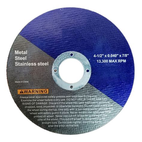 100 Pack 4 5 Cut Off Wheels Tg Abrasives 040 Metal Stainless Steel