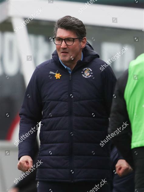 Mick Harford Interim Manager Luton Town Editorial Stock Photo Stock