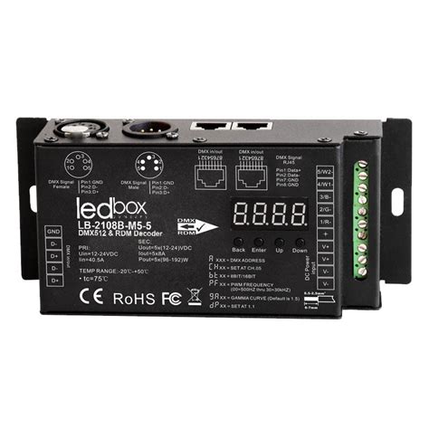 Driver De Led Dmx Pwm X A Ledbox Ledbox Company