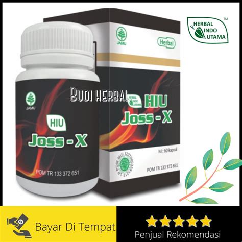 Jual Hiu Joss X Herbal Indo Utama V Talit S Pria Isi Kaps Shopee